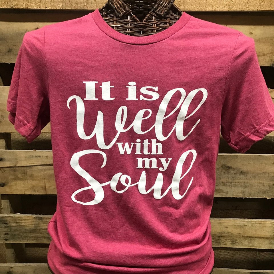 Southern Chics Apparel Well With My Soul Canvas - Adult & Kids T-Shirts, Sweatshirts & Hoodies apparel design preview 1