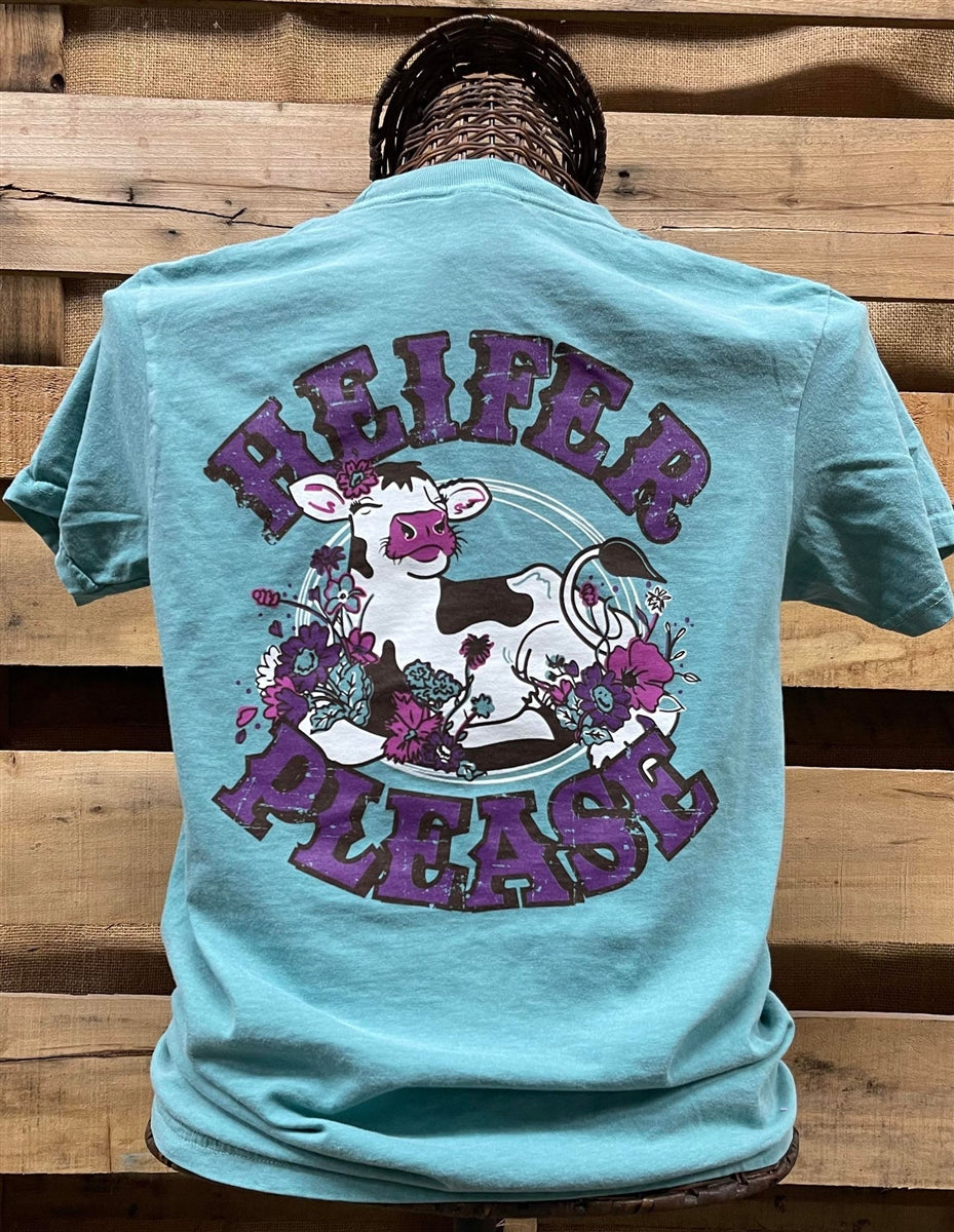 Southern Chics Heifer Please Cow Comfort Colors - Adult & Kids T-Shirts, Sweatshirts & Hoodies apparel design preview 2