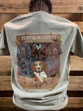 Backwoods Born Raised Coon Dog Comfort Colors Bright - Adult & Kids T-Shirts, Sweatshirts & Hoodies apparel design preview 1