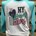 Southern Chics Apparel My Redeemer Lives Cross - Adult & Kids T-Shirts, Sweatshirts & Hoodies apparel design preview 1