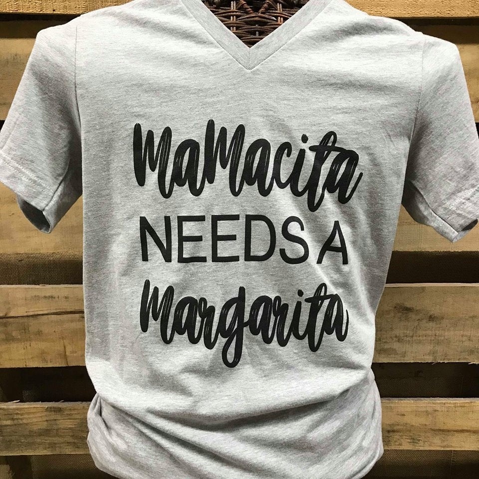 Southern Chics Apparel Mamacita Needs a Margarita - Adult & Kids T-Shirts, Sweatshirts & Hoodies apparel design preview 1