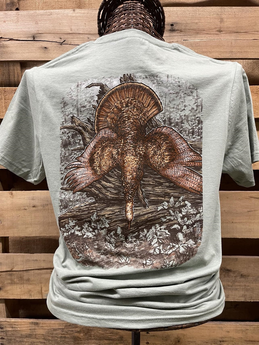 Backwoods Born Raised Turkey Unisex Soft - Adult & Kids T-Shirts, Sweatshirts & Hoodies apparel design preview 1