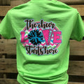 Southern Chics Cheerleader Cheer Love Go Team Girlie - Adult & Kids T-Shirts, Sweatshirts & Hoodies apparel design preview 1