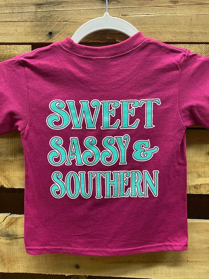 Southern Chics Sweet Sassy Toddler Bright - Adult & Kids T-Shirts, Sweatshirts & Hoodies apparel design preview 1