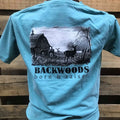 Backwoods Born Raised Barn Deer Buck Country Comfort - Adult & Kids T-Shirts, Sweatshirts & Hoodies apparel design preview 1