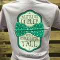 Southern Chics Lil Bit of Prep Whole Lot Y'all Bow - Adult & Kids T-Shirts, Sweatshirts & Hoodies apparel design preview 1