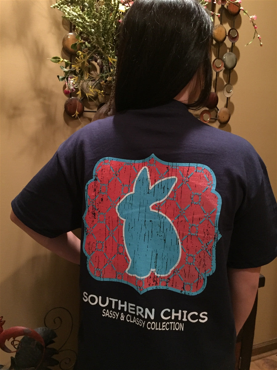 SALE Southern Chics Youth Preppy Bunny Rabbit - Adult & Kids T-Shirts, Sweatshirts & Hoodies apparel design preview 1