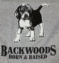 Backwoods Born Raised Dog Puppy Beagle Bright Unisex - Adult & Kids T-Shirts, Sweatshirts & Hoodies apparel design preview 1