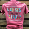 Southern Chics Comfort Colors Nurses Call the Shots - Adult & Kids T-Shirts, Sweatshirts & Hoodies apparel design preview 1