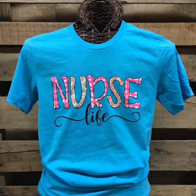 Southern Chics Apparel Nurse Life Canvas Girlie - Adult & Kids T-Shirts, Sweatshirts & Hoodies apparel design preview 1