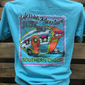 Southern Chics Life is an Adventure Just Go Camper - Adult & Kids T-Shirts, Sweatshirts & Hoodies apparel design preview 1