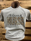 Southern Chics Leopard Blessed Nurse Comfort Colors - Adult & Kids T-Shirts, Sweatshirts & Hoodies apparel design preview 1