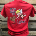 SALE Southern Chics All You Need is Love Cupid Girlie - Adult & Kids T-Shirts, Sweatshirts & Hoodies apparel design preview 1