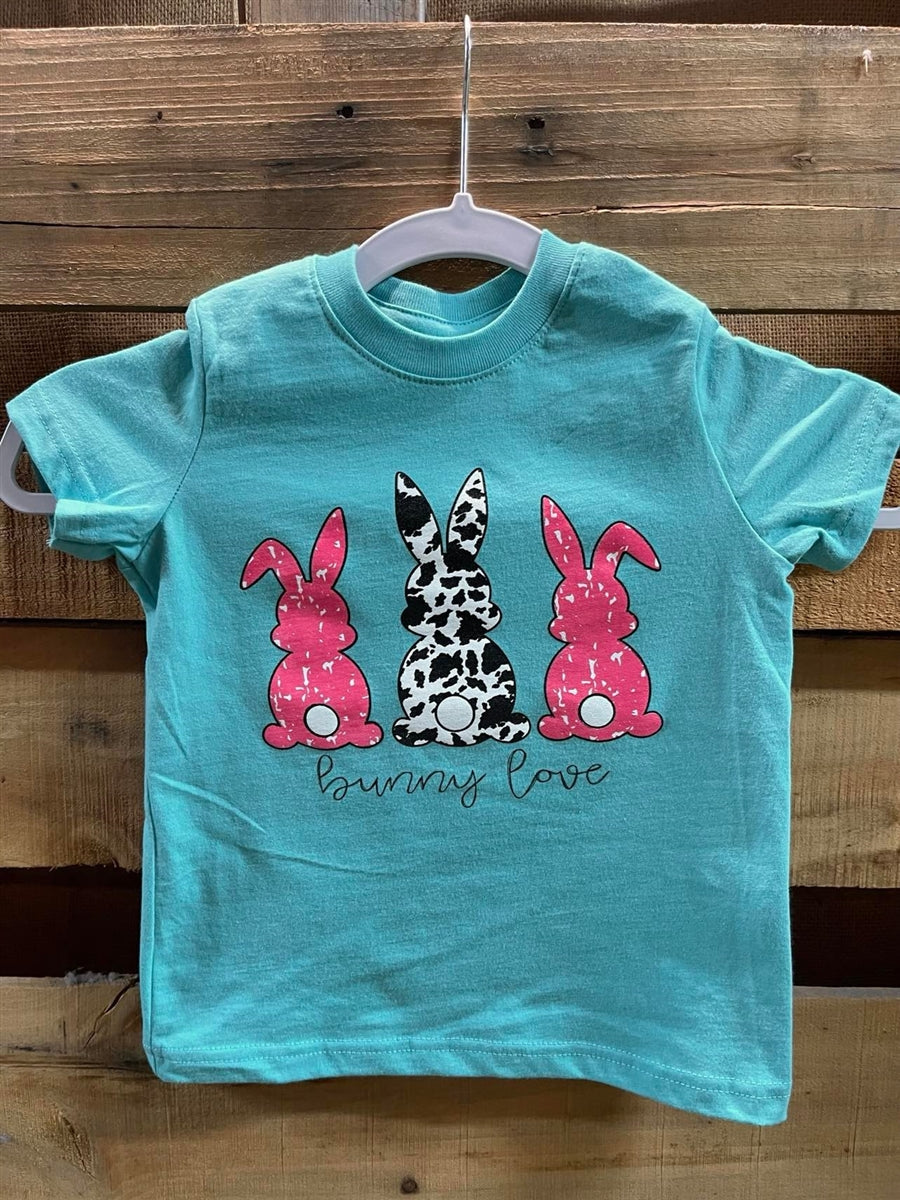 Southern Chics Bunny Love Easter Toddler Youth Bright - Adult & Kids T-Shirts, Sweatshirts & Hoodies apparel design preview 1