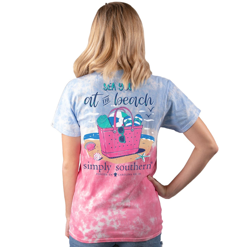 SALE Simply Southern Preppy Sea You At The Beach Tie - Adult & Kids T-Shirts, Sweatshirts & Hoodies apparel design preview 1