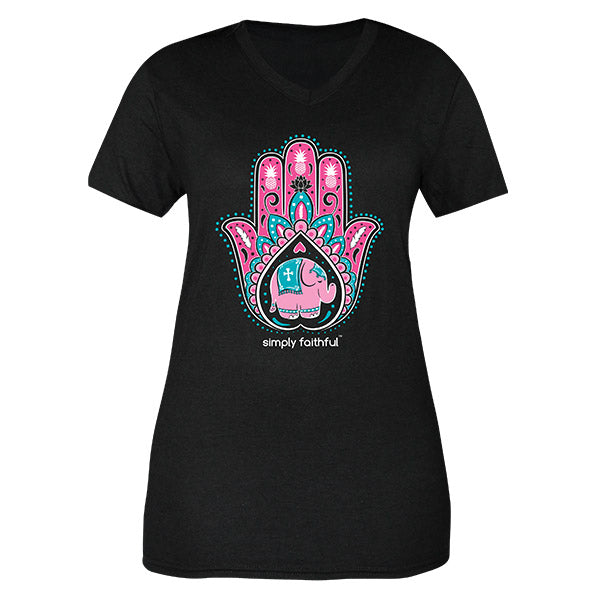 SALE Simply Faithful By Southern Peace Elephant Palm - Adult & Kids T-Shirts, Sweatshirts & Hoodies apparel design preview 1
