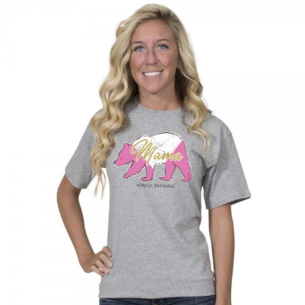 SALE Simply Faithful By Southern Marble Mama Bear - Adult & Kids T-Shirts, Sweatshirts & Hoodies apparel design preview 1