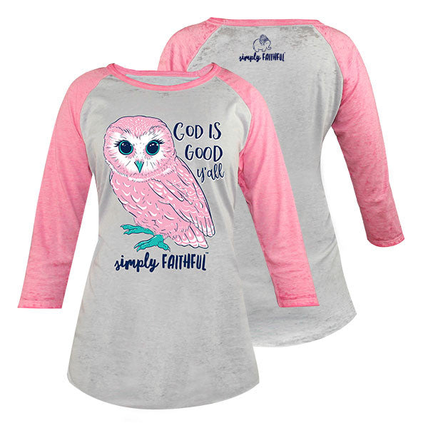 SALE Simply Faithful By Southern God Is Good Owl - Adult & Kids T-Shirts, Sweatshirts & Hoodies apparel design preview 1