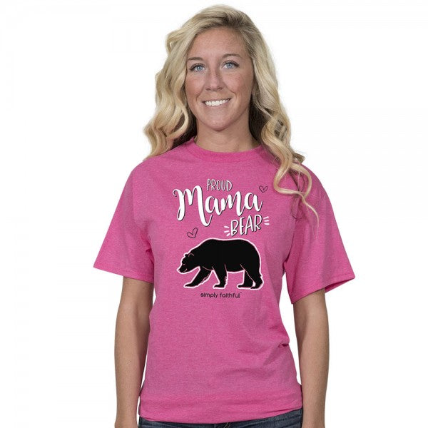 SALE Simply Faithful By Southern Proud Mama Bear - Adult & Kids T-Shirts, Sweatshirts & Hoodies apparel design preview 1