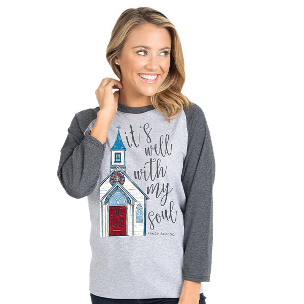 SALE Simply Faithful By Southern Well With My Soul - Adult & Kids T-Shirts, Sweatshirts & Hoodies apparel design preview 1