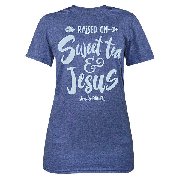 SALE Simply Faithful By Southern Sweet Tea Jesus - Adult & Kids T-Shirts, Sweatshirts & Hoodies apparel design preview 1