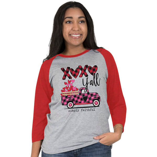 SALE Simply Faithful By Southern XOXO Yall - Adult & Kids T-Shirts, Sweatshirts & Hoodies apparel design preview 2