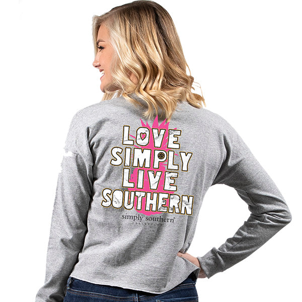 Simply Southern Preppy Live Love Pineapple Shortie - Adult & Kids T-Shirts, Sweatshirts & Hoodies apparel design preview 1