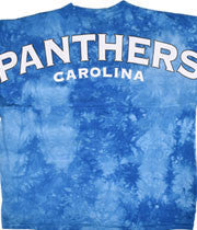 Carolina Panthers Logo Tie Dye Sweeper Oversized Top - Adult & Kids T-Shirts, Sweatshirts & Hoodies apparel design preview 2