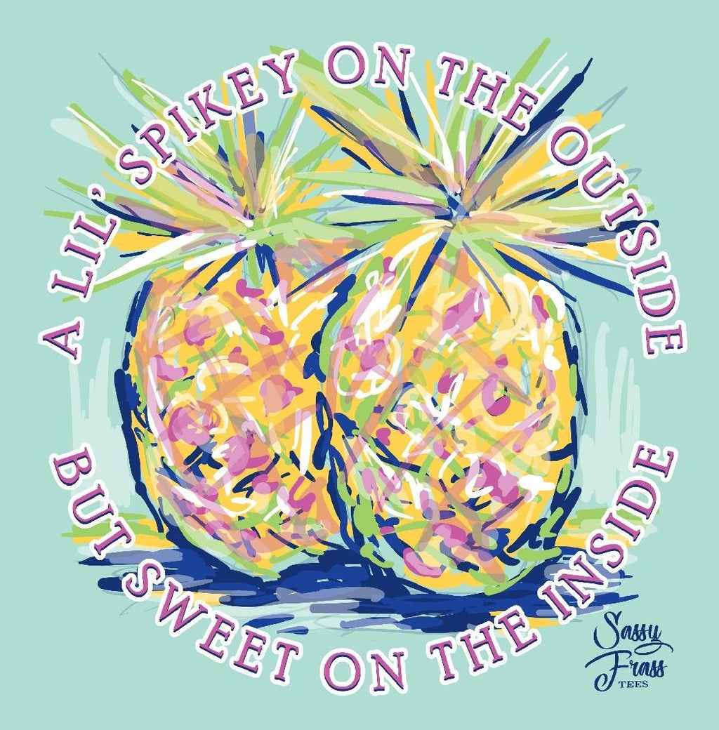 Sassy Frass Spikey on the Outside Sweet in Middle - Adult & Kids T-Shirts, Sweatshirts & Hoodies apparel design preview 2