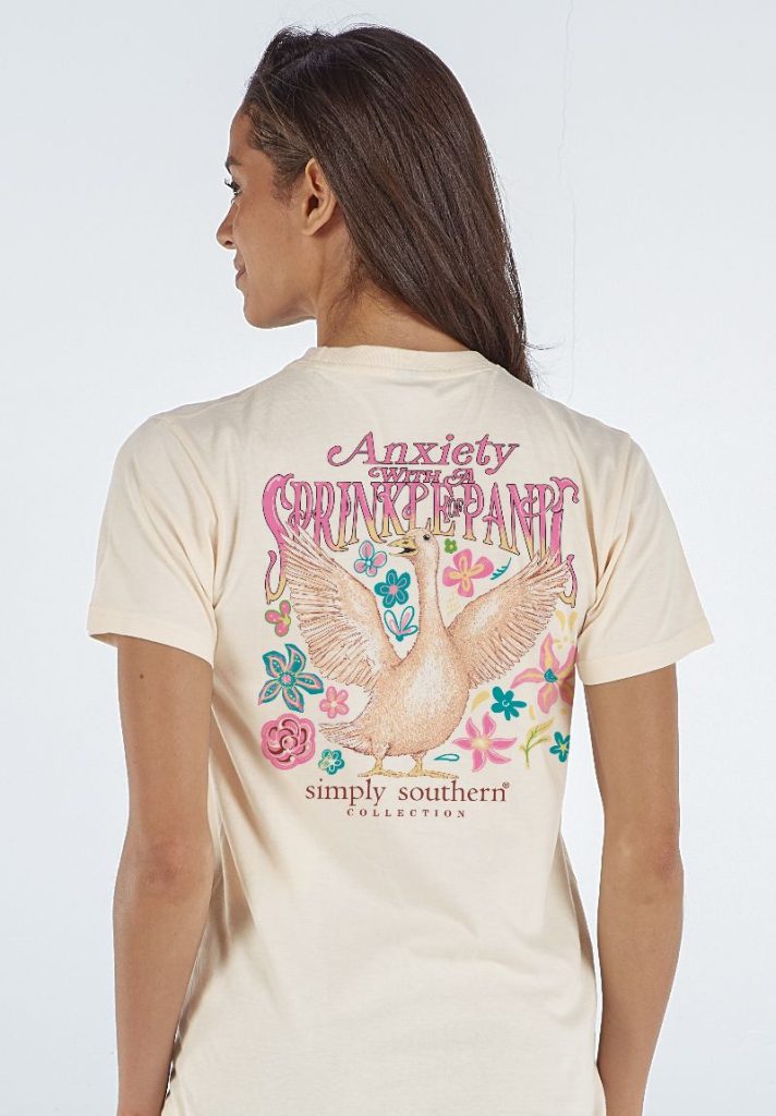 Simply Southern Anxiety Panic - Adult & Kids T-Shirts, Sweatshirts & Hoodies apparel design preview 1