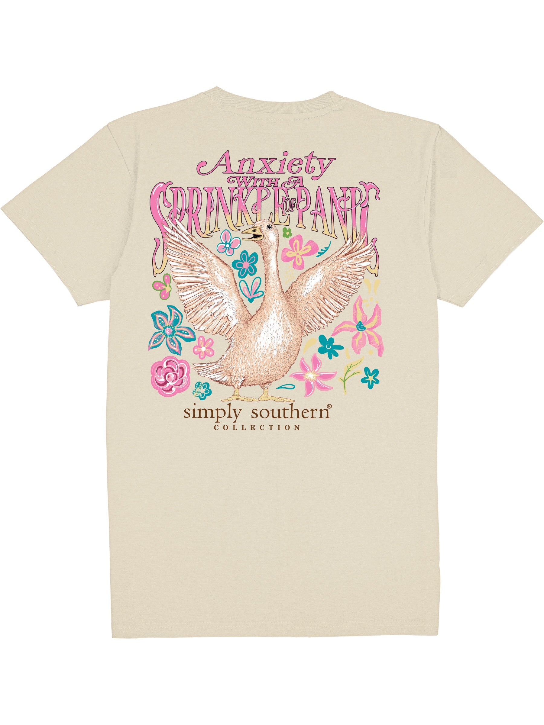 Simply Southern Anxiety Panic - Adult & Kids T-Shirts, Sweatshirts & Hoodies apparel design preview 2