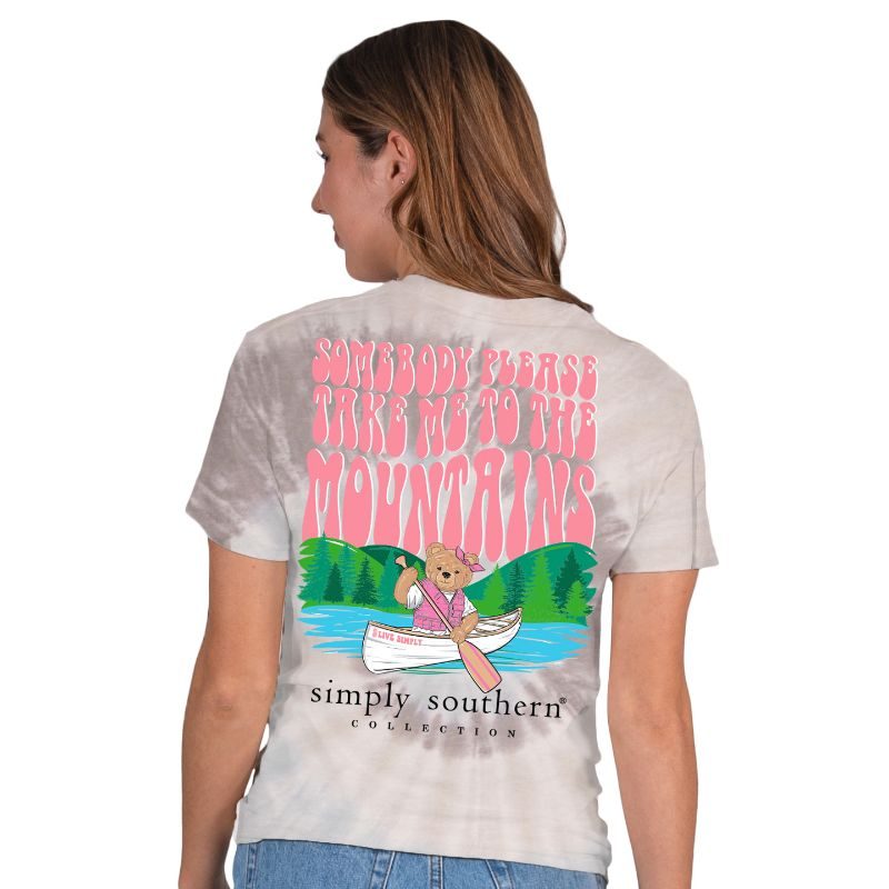 SALE Simply Southern Bear Mountains Tie Dye - Adult & Kids T-Shirts, Sweatshirts & Hoodies apparel design preview 1