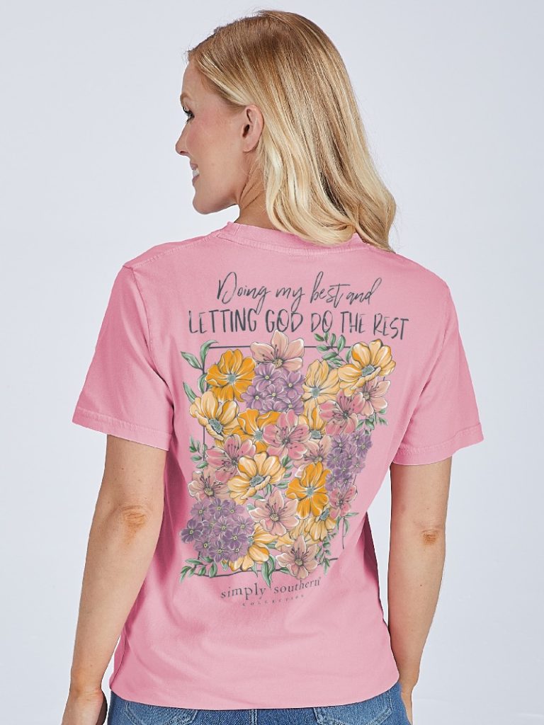 Simply Southern Doing My Best God - Adult & Kids T-Shirts, Sweatshirts & Hoodies apparel design preview 1