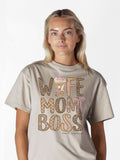 Simply Southern Mom Boss Clay - Adult & Kids T-Shirts, Sweatshirts & Hoodies apparel design preview 1