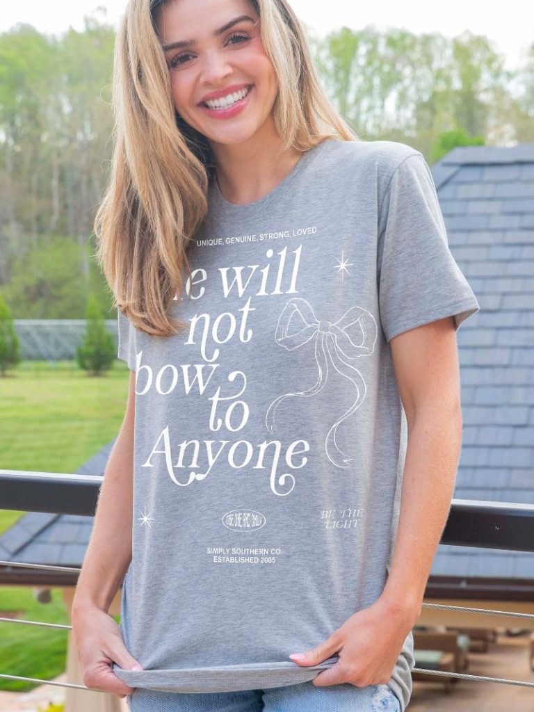 Simply Southern Bow To Anyone - Adult & Kids T-Shirts, Sweatshirts & Hoodies apparel design preview 1