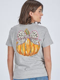 Simply Southern Bow Pumpkin Fall - Adult & Kids T-Shirts, Sweatshirts & Hoodies apparel design preview 1