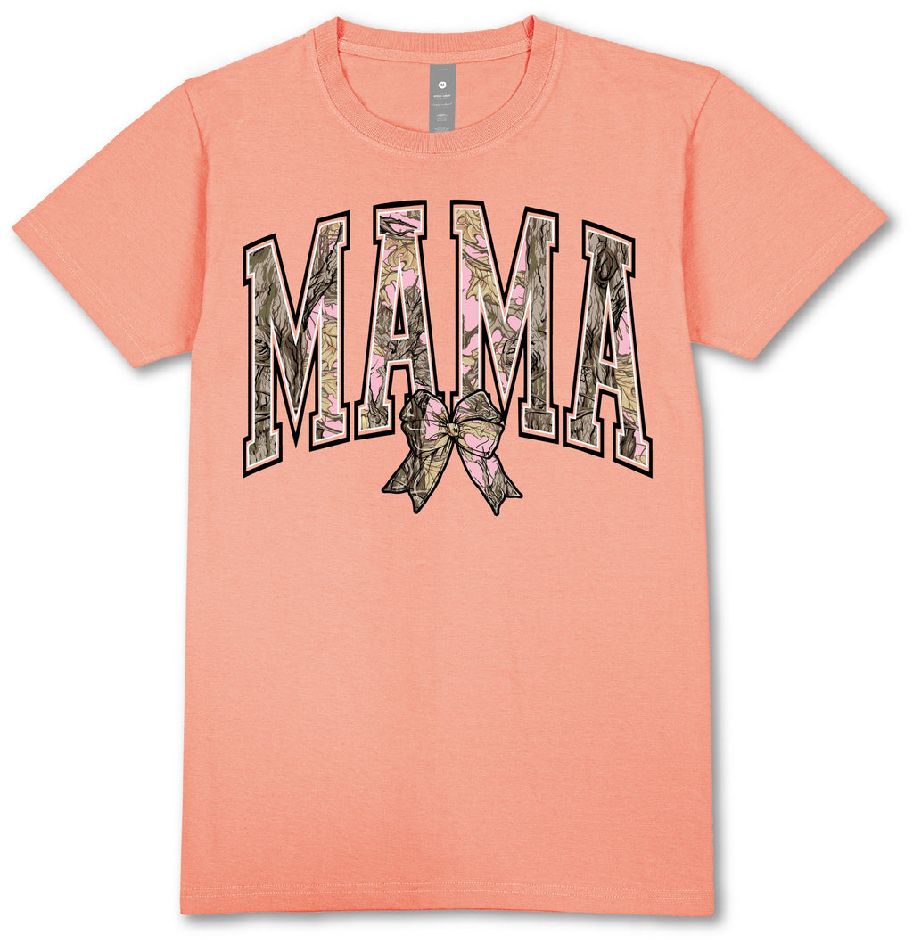 Simply Southern Camo Bow Mama - Adult & Kids T-Shirts, Sweatshirts & Hoodies apparel design preview 2