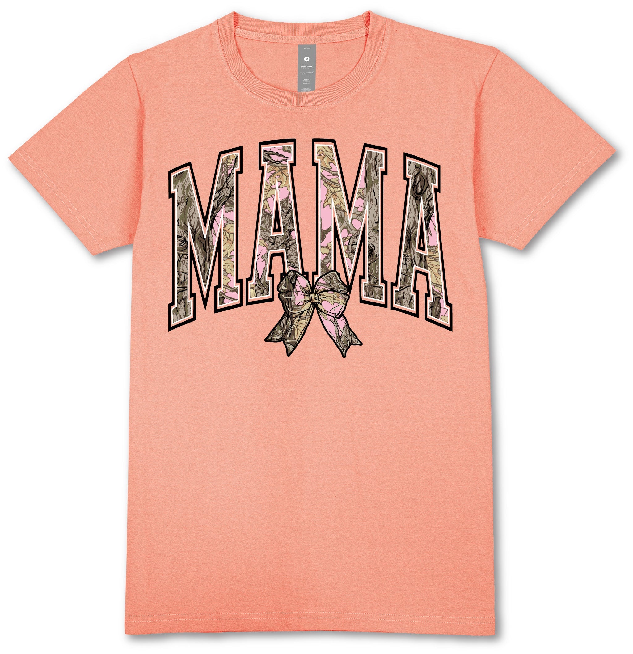 Simply Southern Camo Bow Mama - Adult & Kids T-Shirts, Sweatshirts & Hoodies apparel design preview 2