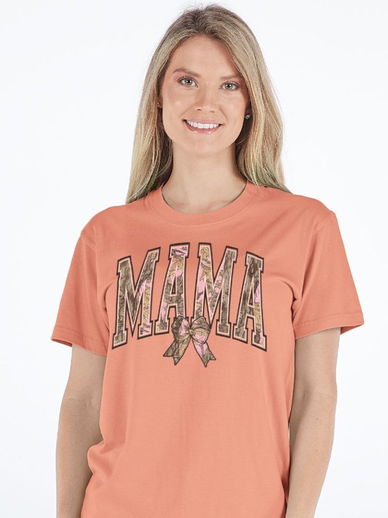 Simply Southern Camo Bow Mama - Adult & Kids T-Shirts, Sweatshirts & Hoodies apparel design preview 1