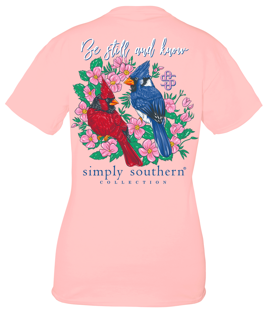 Simply Southern Be Still Cardinal - Adult & Kids T-Shirts, Sweatshirts & Hoodies apparel design preview 1