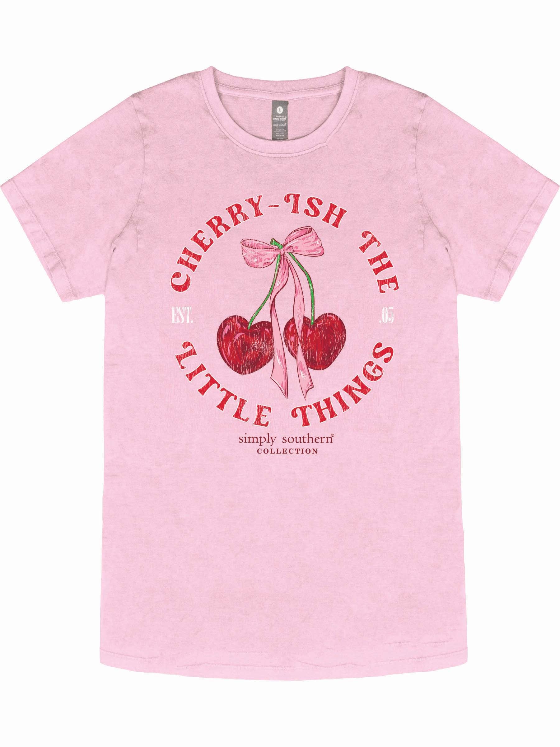 Simply Southern Cherry-ish Washed Pink - Adult & Kids T-Shirts, Sweatshirts & Hoodies apparel design preview 2