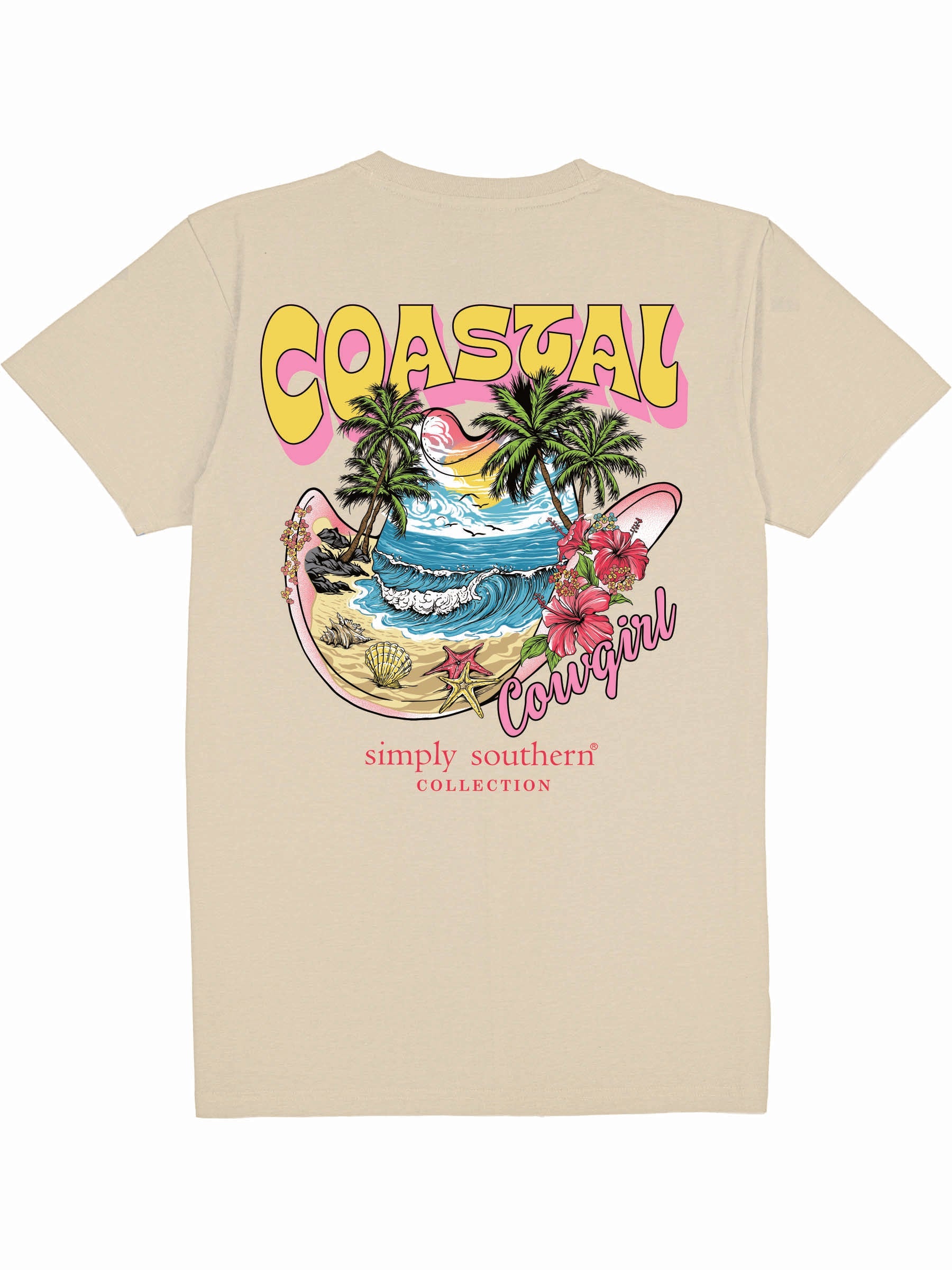 Simply Southern Coastal Cowgirl - Adult & Kids T-Shirts, Sweatshirts & Hoodies apparel design preview 2