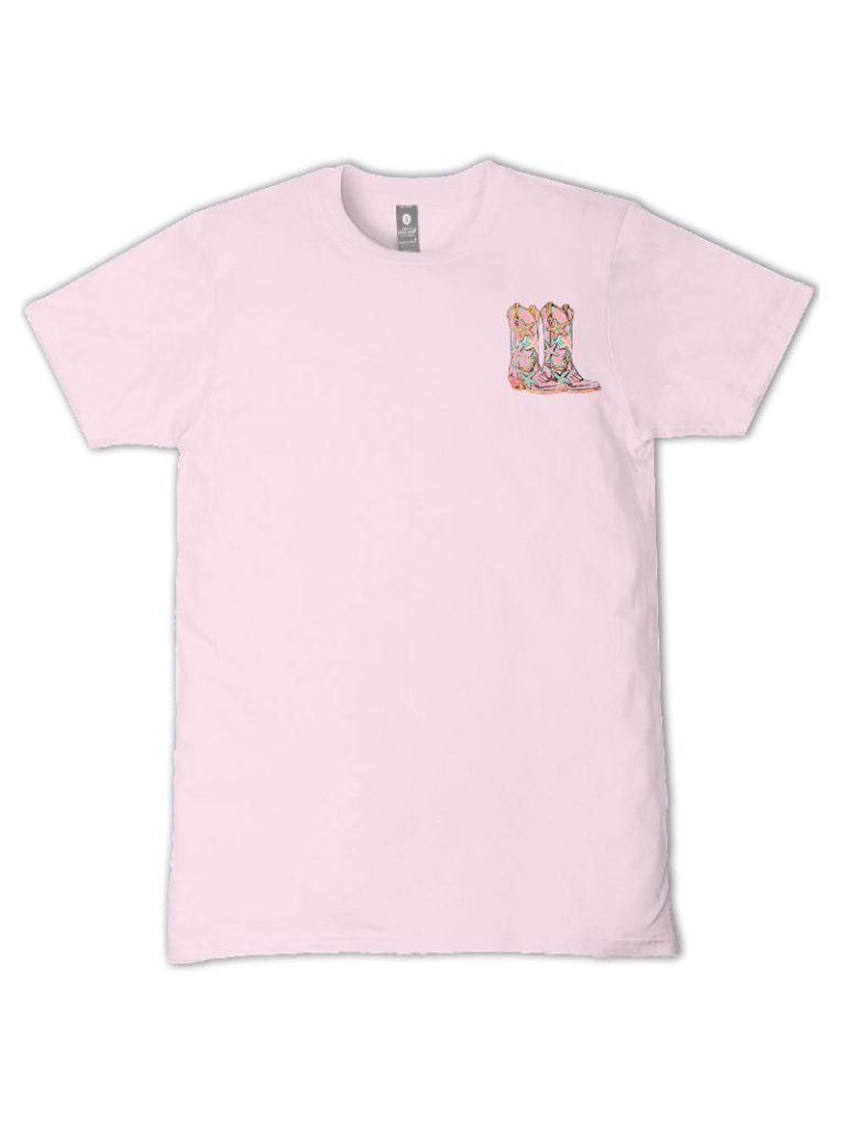 Simply Southern Cowgirl Summer Peony - Adult & Kids T-Shirts, Sweatshirts & Hoodies apparel design preview 2