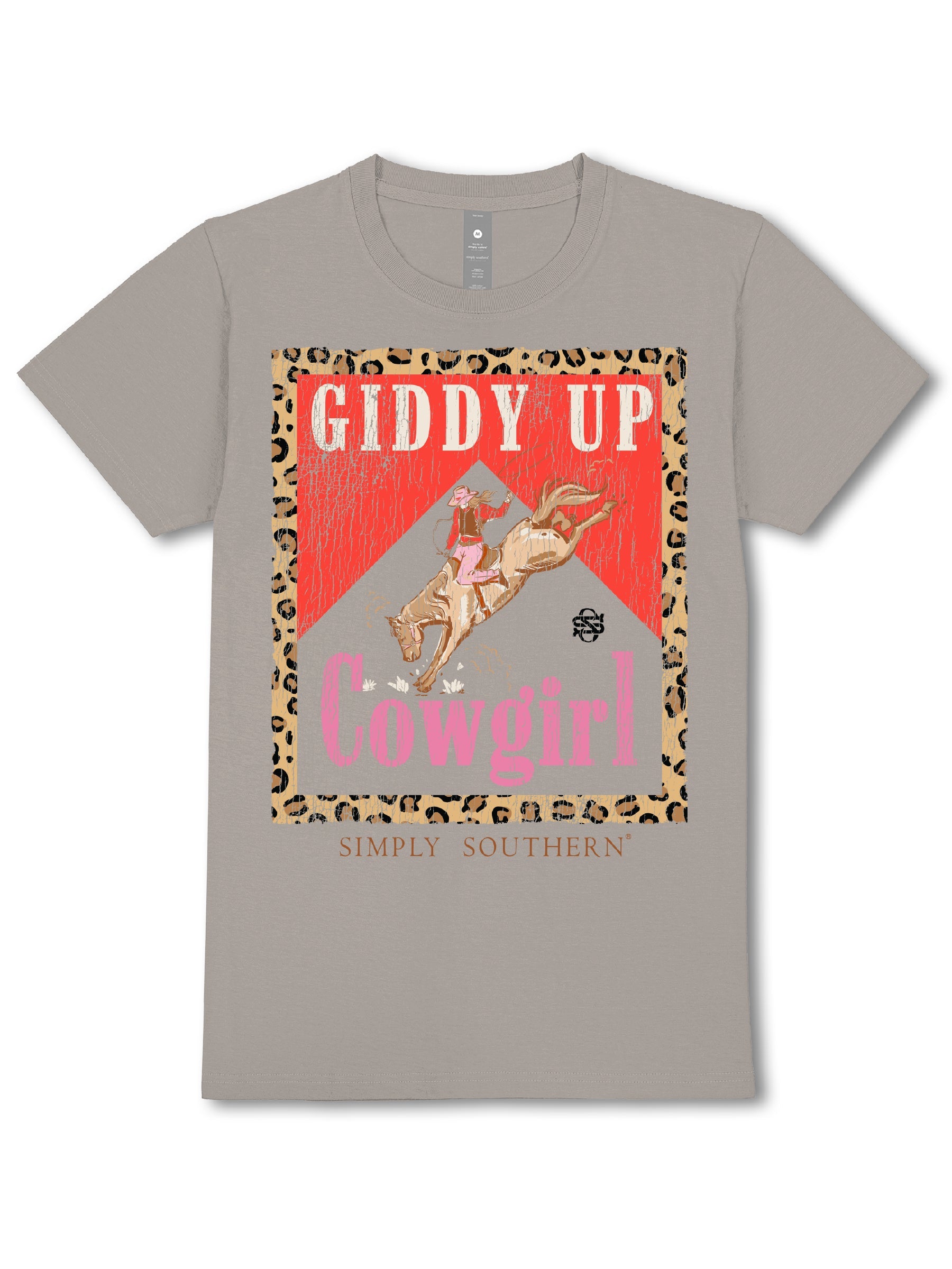 Simply Southern Cowgirl Washed Shadow - Adult & Kids T-Shirts, Sweatshirts & Hoodies apparel design preview 2