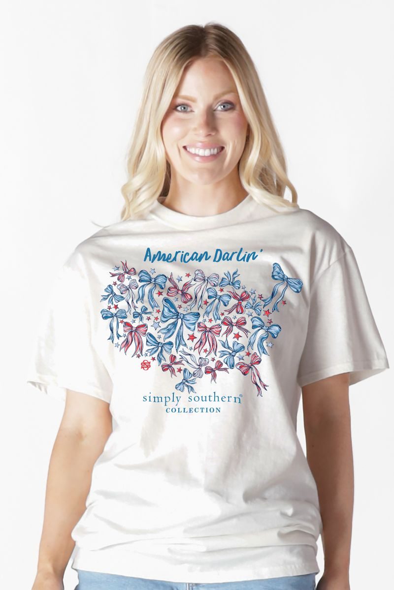 Simply Southern USA Darlin Oyster - Adult & Kids T-Shirts, Sweatshirts & Hoodies apparel design preview 2
