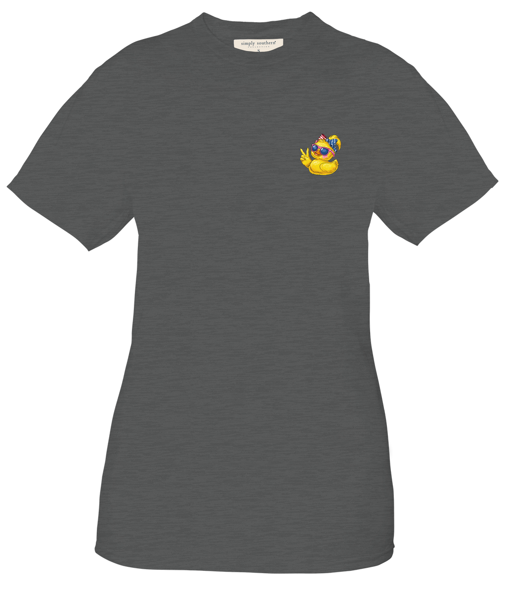 Simply Southern Ducked In The USA - Adult & Kids T-Shirts, Sweatshirts & Hoodies apparel design preview 2