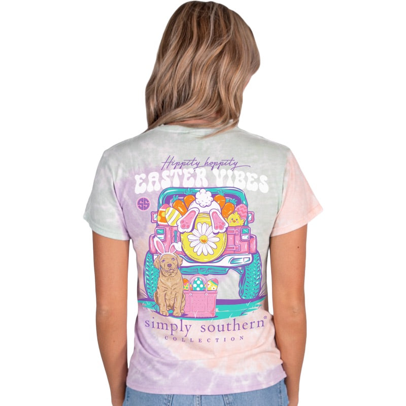 Simply Southern Easter Vibes Tie Dye - Adult & Kids T-Shirts, Sweatshirts & Hoodies apparel design preview 1
