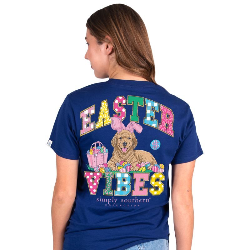 Simply Southern Easter Vibes Dog - Adult & Kids T-Shirts, Sweatshirts & Hoodies apparel design preview 1