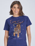 Simply Southern Easy Tiger Washed Navy - Adult & Kids T-Shirts, Sweatshirts & Hoodies apparel design preview 1