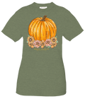 Simply Southern Flowers Pumpkin Fall - Adult & Kids T-Shirts, Sweatshirts & Hoodies apparel design preview 1